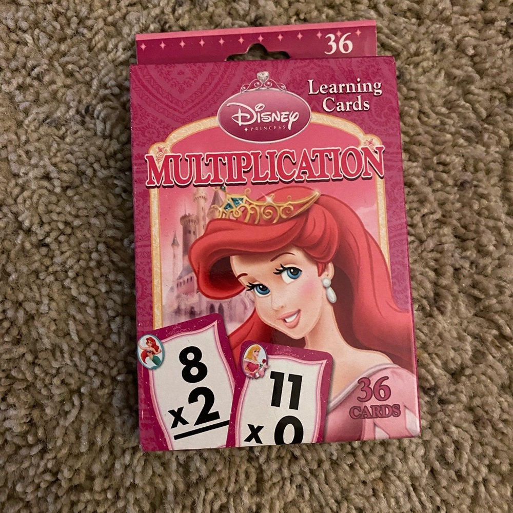 Disney Multiplication Cards